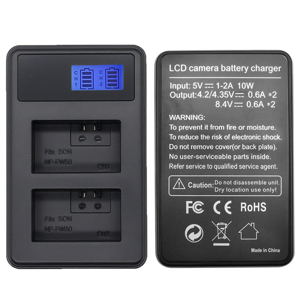 NP-FW50 Dual Channel Charger L - Sony Camera Zv-E10 recension och pris