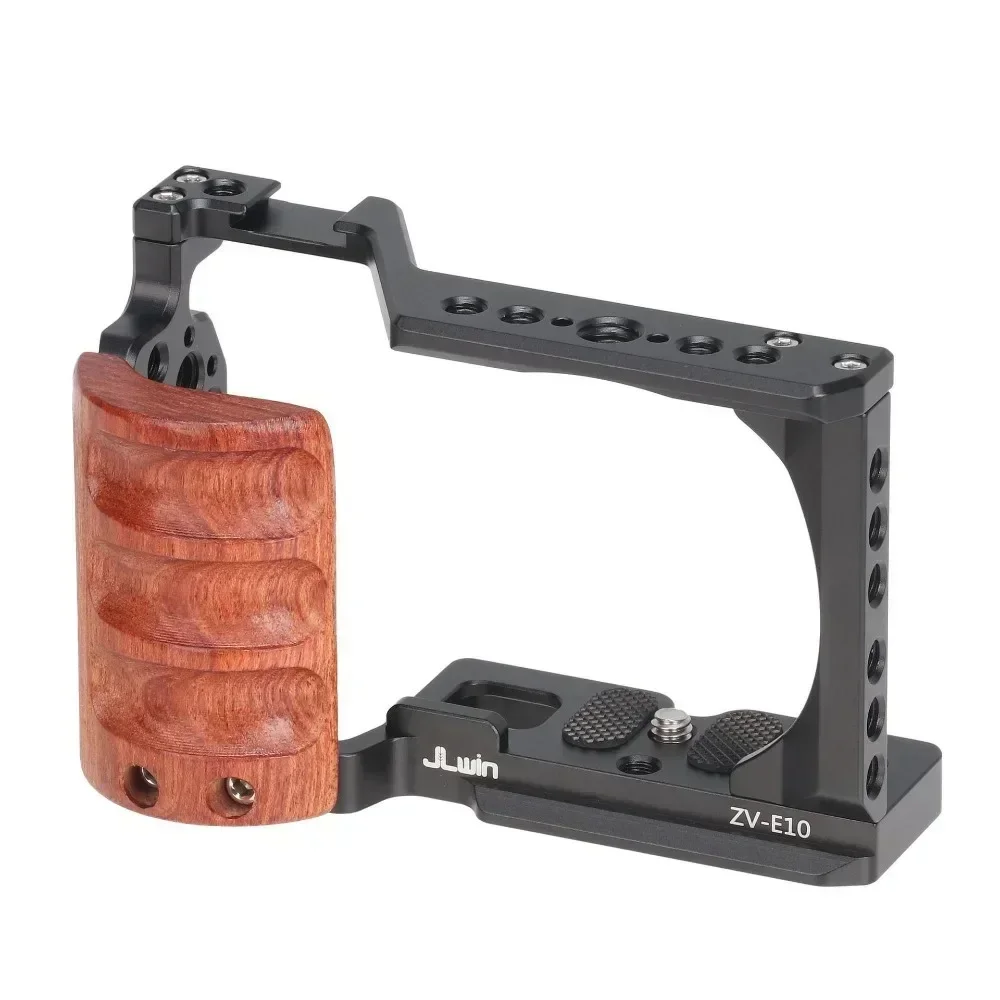ZVE10 Camera Cage Wooden Side  - Sony Camera Zv-E10 recension och pris