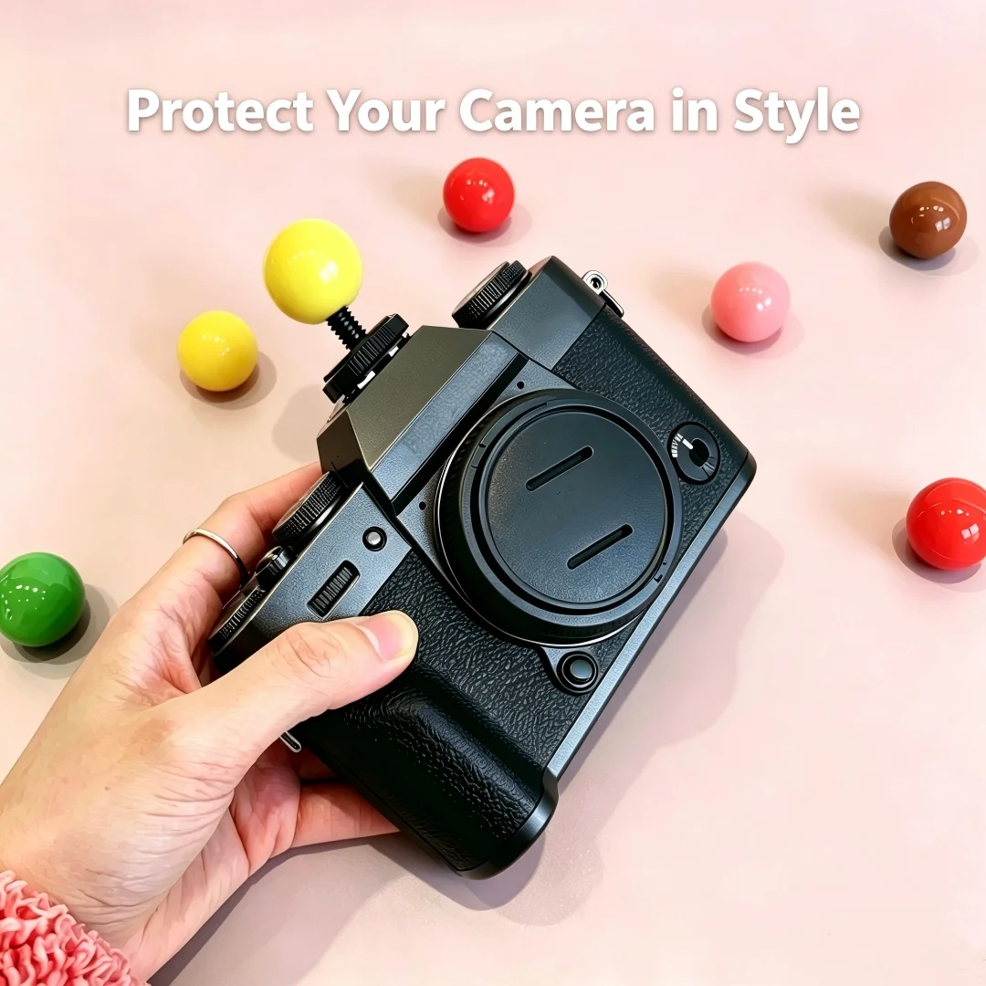 Cute Round Ball Hot Shoe Cover - Sony Camera Zv-E10 recension och pris